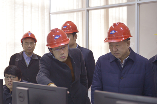 浙江省人大副主任毛光烈一行來新昌基地梅渚區(qū)參觀調研.JPG